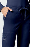 Mid Rise Drawstring Cargo Pant