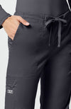 Mid Rise Drawstring Cargo Pant