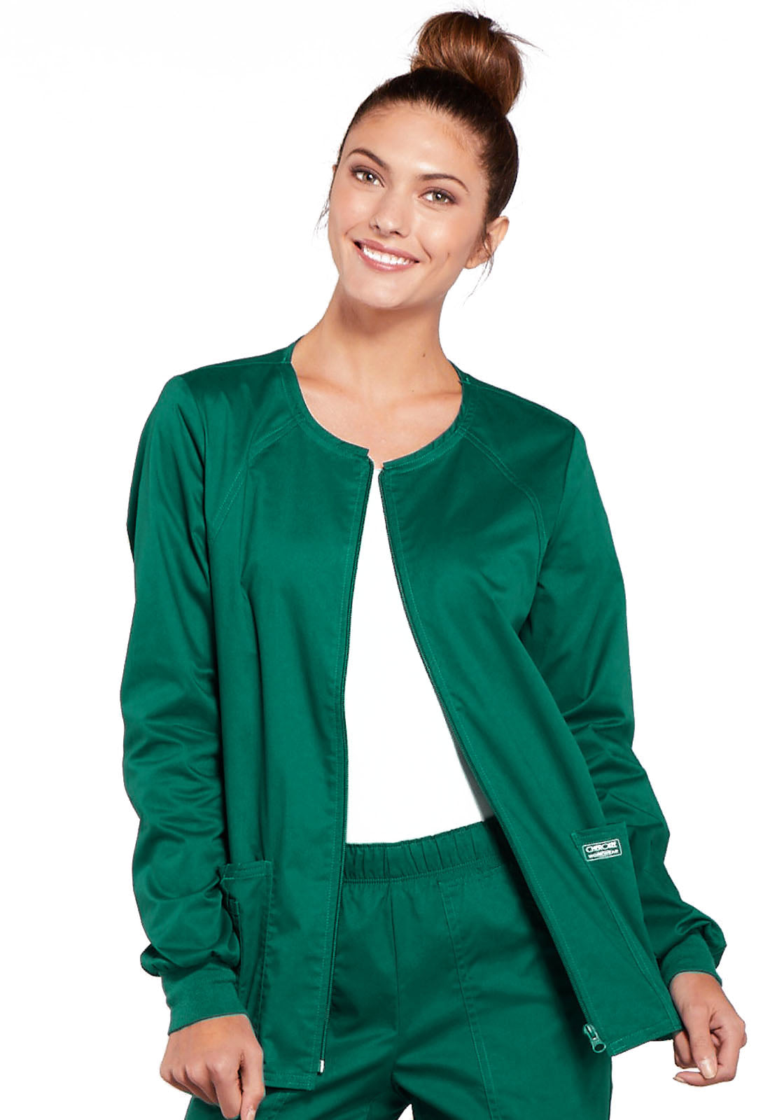 Stretch Womens Zip Front Jacket