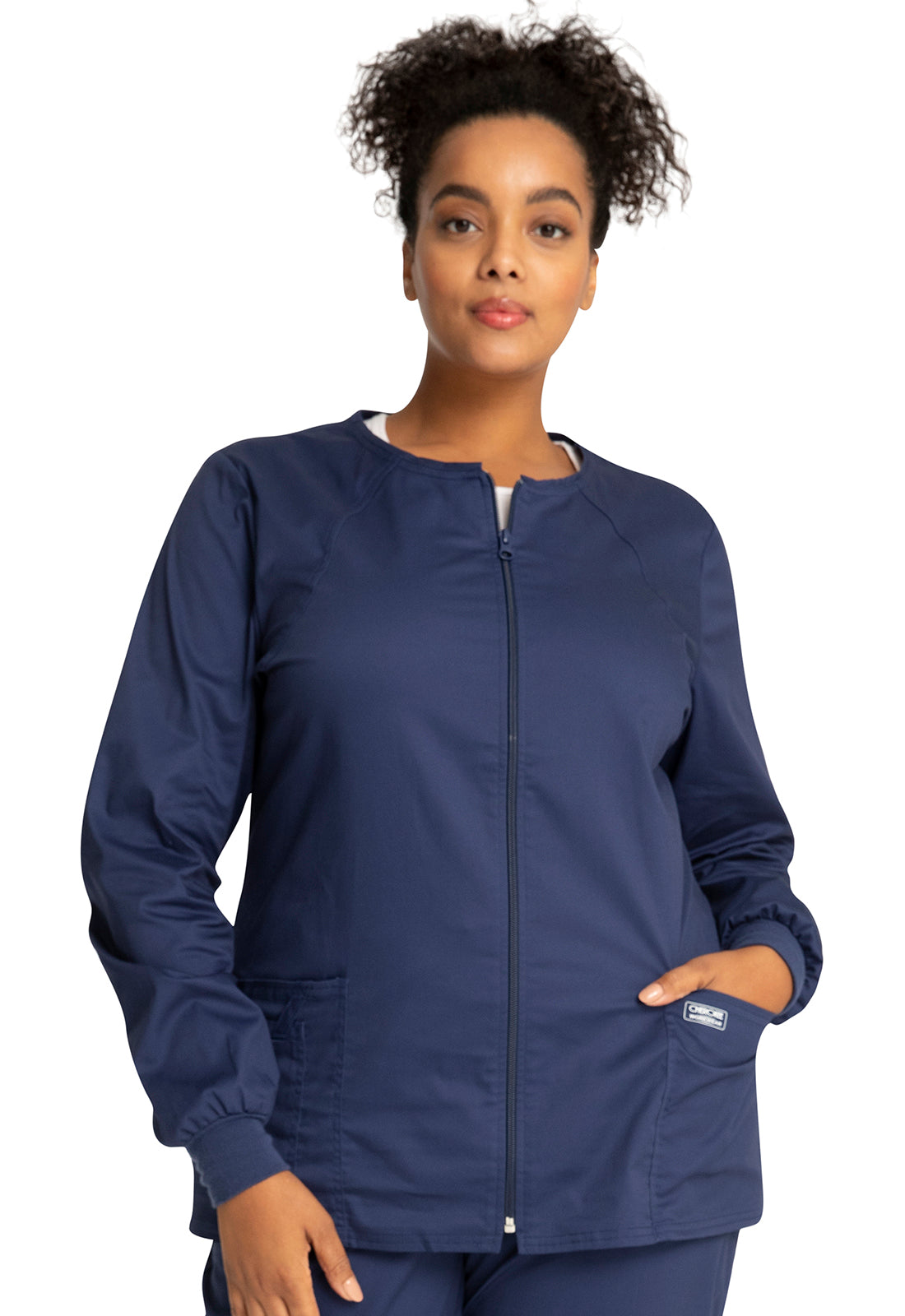 Stretch Womens Zip Front Jacket