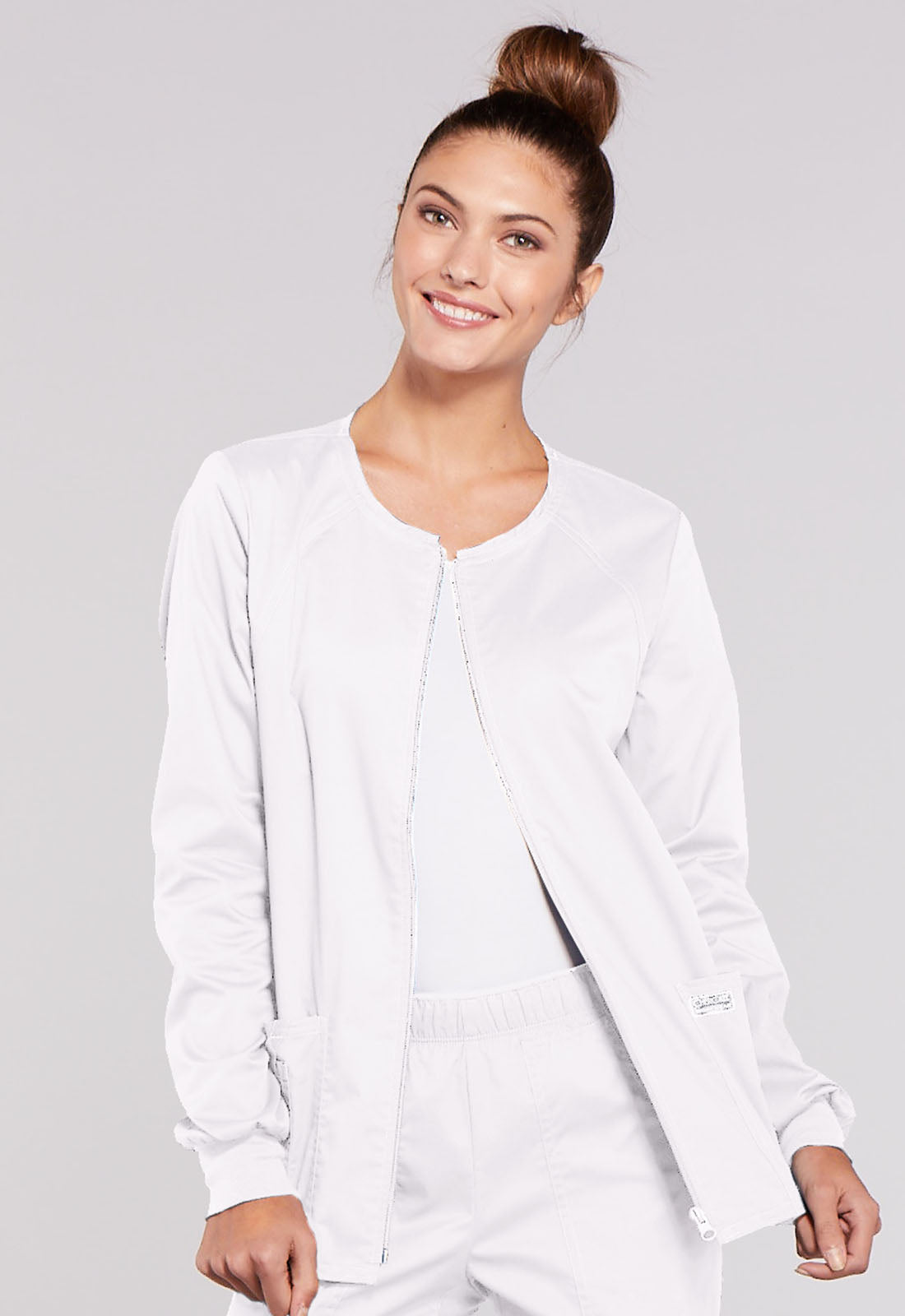 Stretch Womens Zip Front Jacket