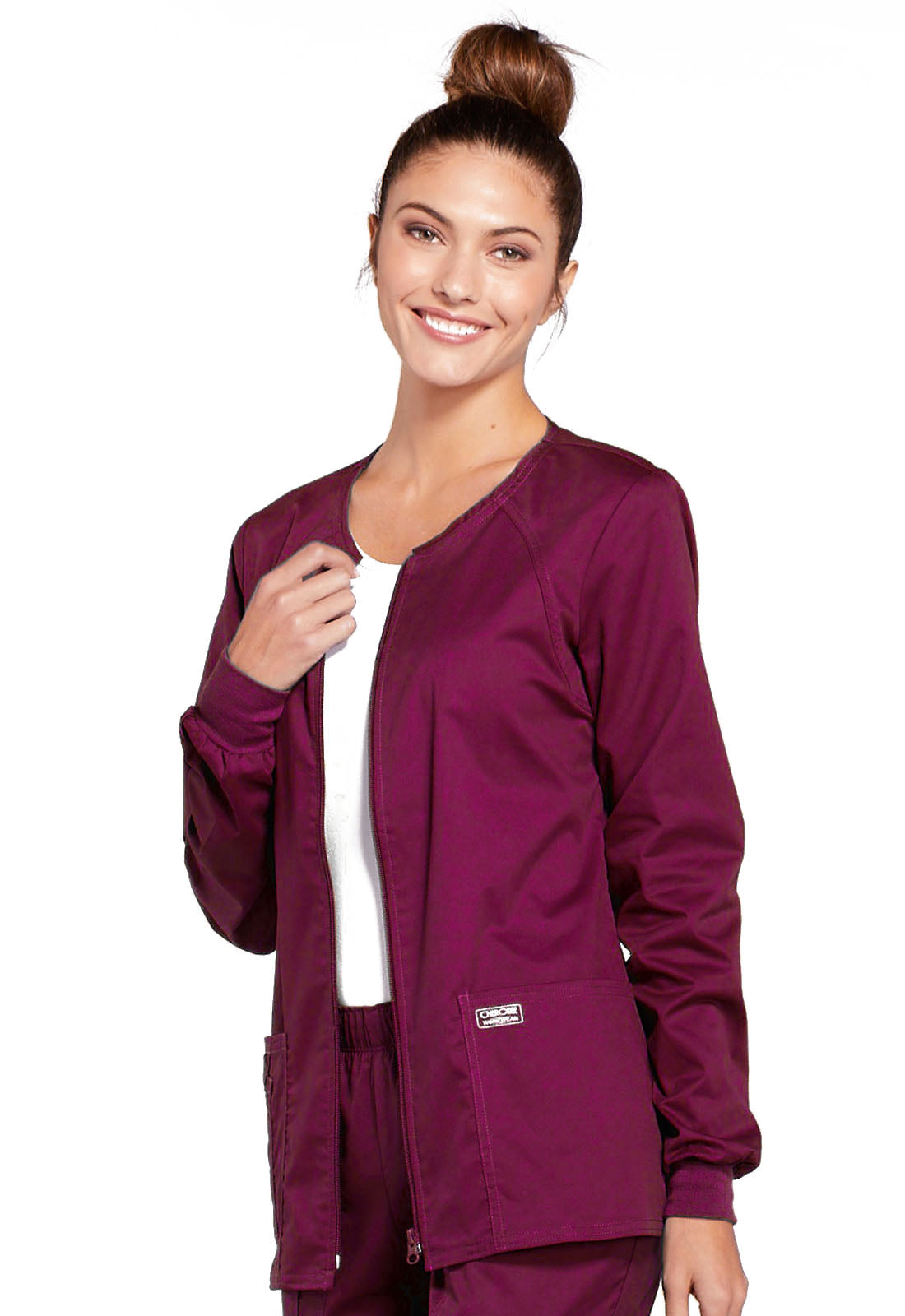 Stretch Womens Zip Front Jacket