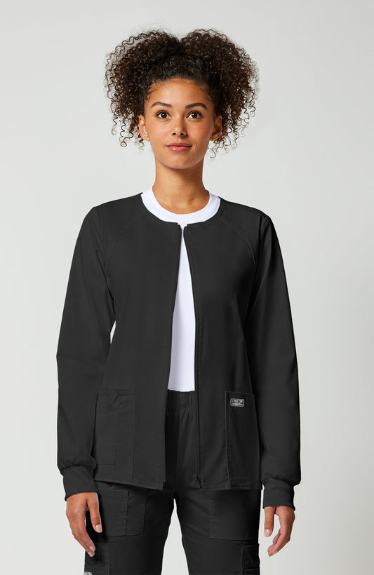 Stretch Womens Zip Front Jacket