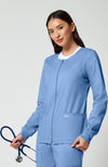 Stretch Womens Zip Front Jacket