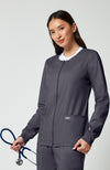Stretch Womens Zip Front Jacket