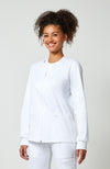 Stretch Womens Zip Front Jacket