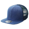 Heathered Flat Peak Trucker