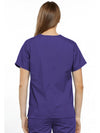 Womens V Neck Top - Grape