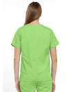 Womens V Neck Top - Lime