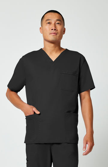 Unisex V Neck Scrub Top