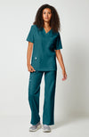 Unisex V Neck Scrub Top