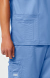 Unisex V Neck Scrub Top