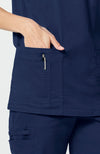Unisex V Neck Scrub Top