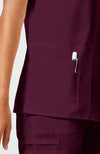 Unisex V Neck Scrub Top