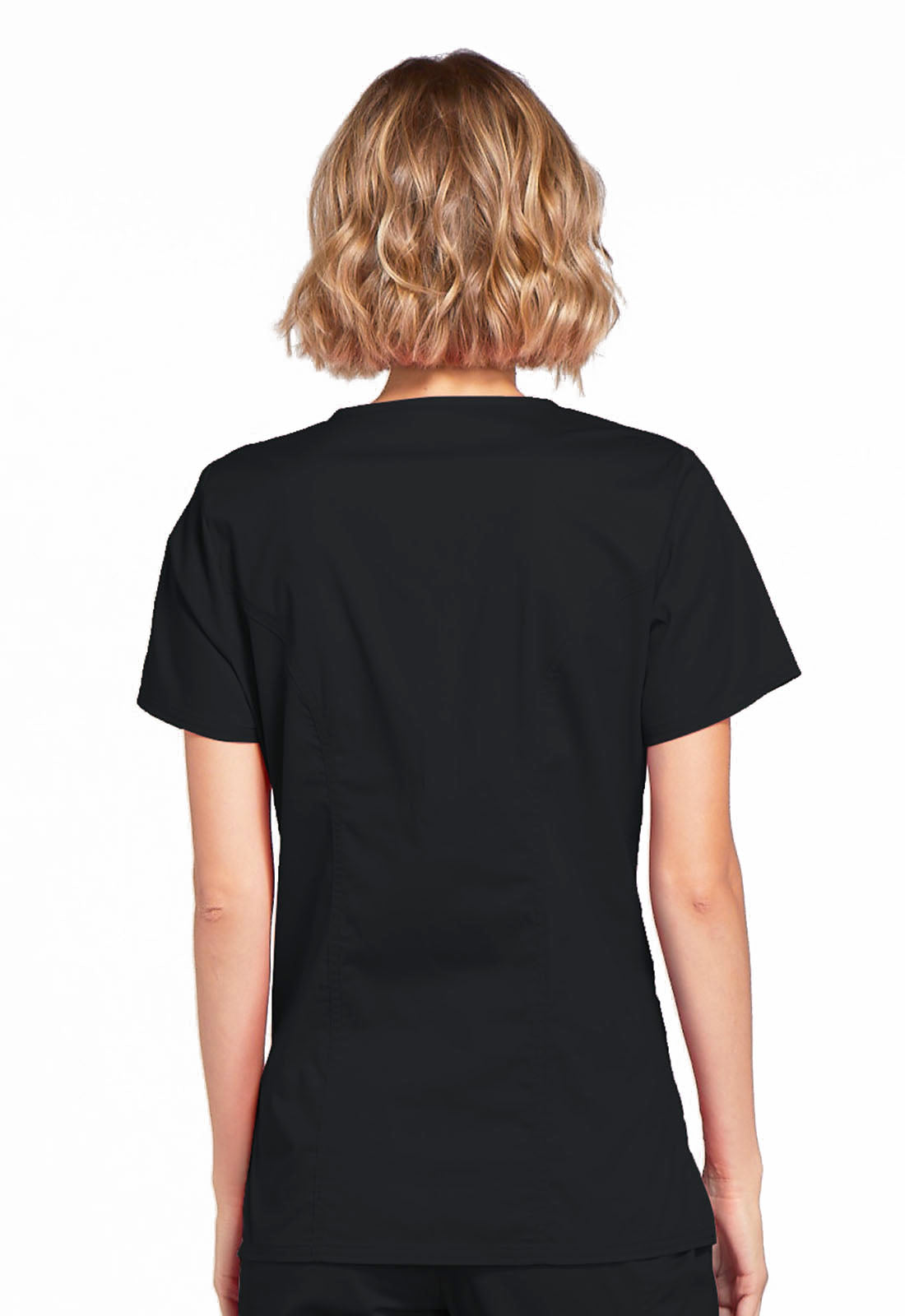 Mock Wrap Top - Black