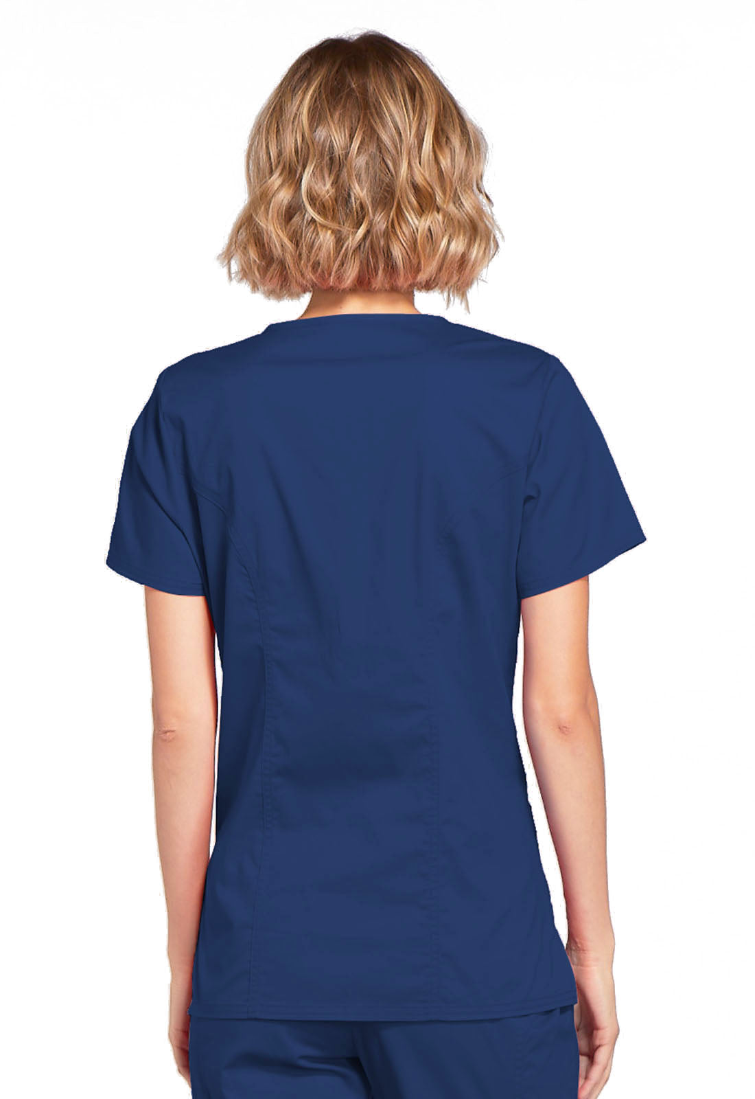 Mock Wrap Top - Navy