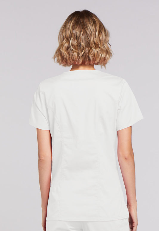 Mock Wrap Top - White