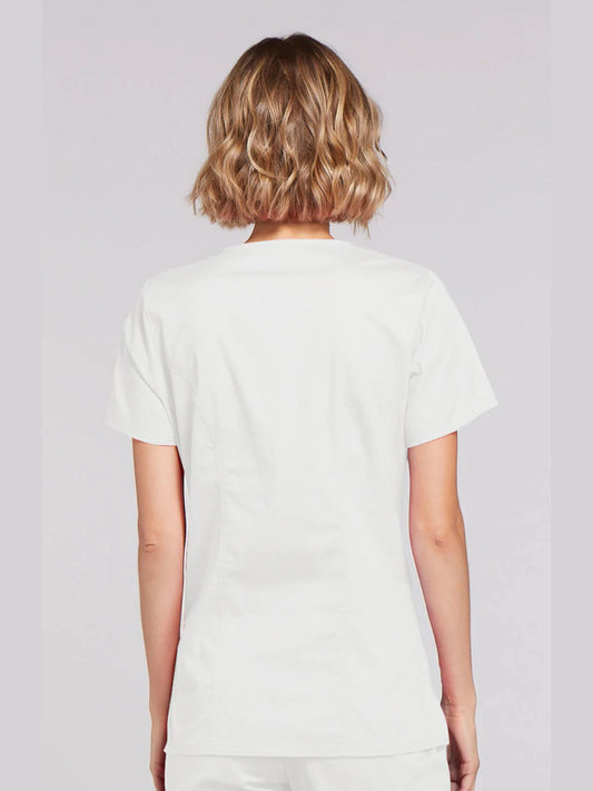Mock Wrap Top - White