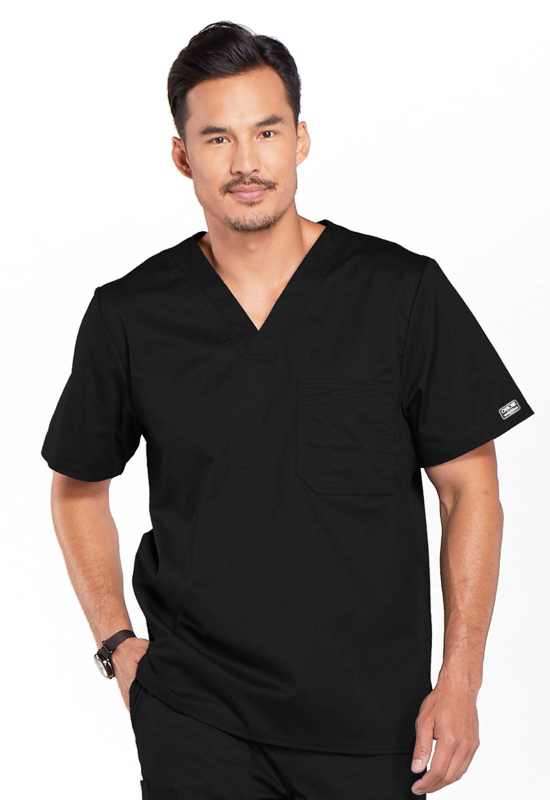 Men's V-Neck Scrub Top