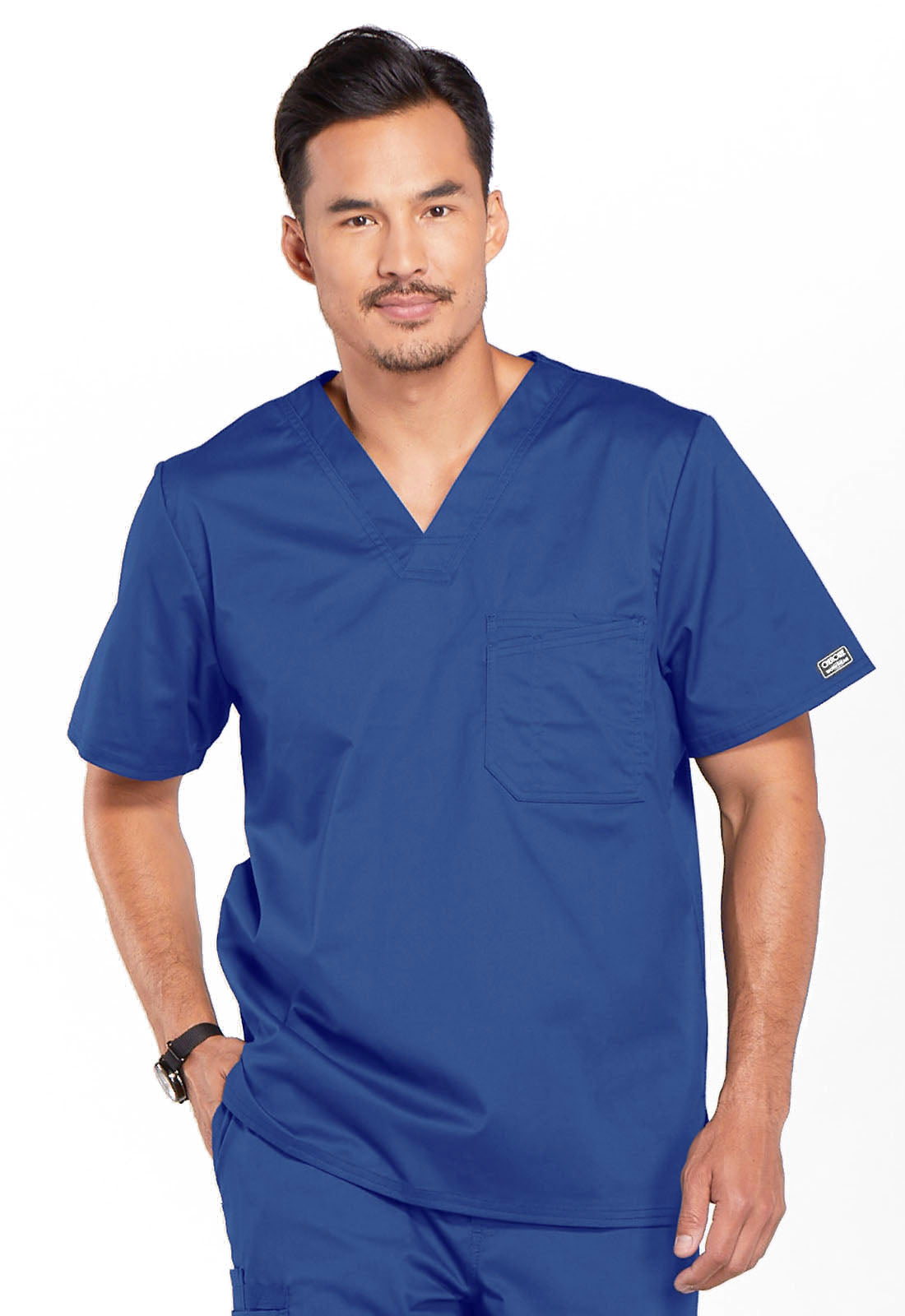 Men's V-Neck Scrub Top