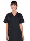 Cherokee Unisex WW Originals V-Neck Top - Black