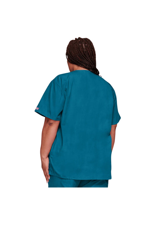 Cherokee Unisex WW Originals V-Neck Top - Caribbean Blue