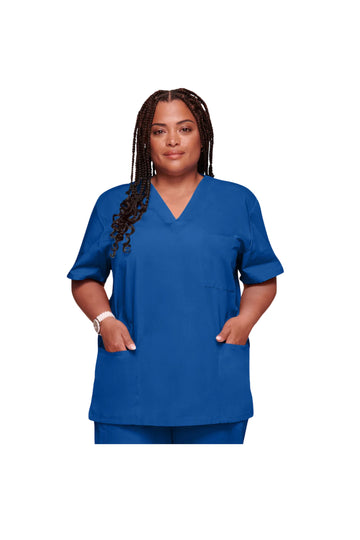 Cherokee Unisex WW Originals V-Neck Top - Galaxy Blue