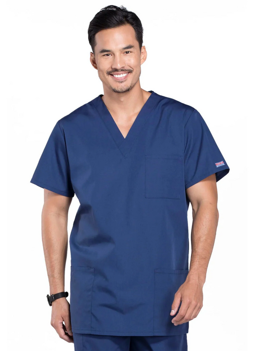 Cherokee Unisex WW Originals V-Neck Top - Navy
