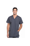 Cherokee Unisex WW Originals V-Neck Top - Pewter
