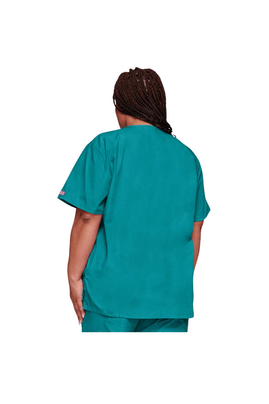 Cherokee Unisex WW Originals V-Neck Top - Teal Blue