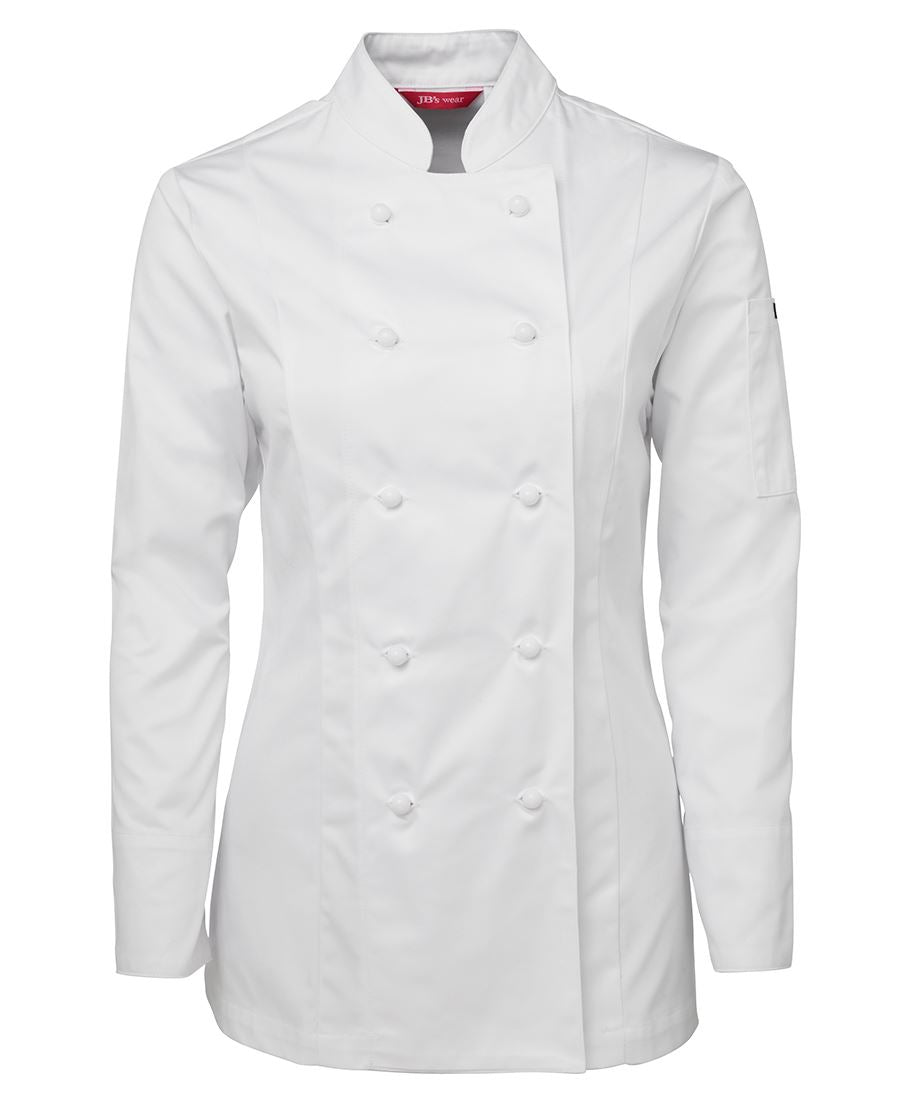 Ladies Long Sleeve Chefs Jacket