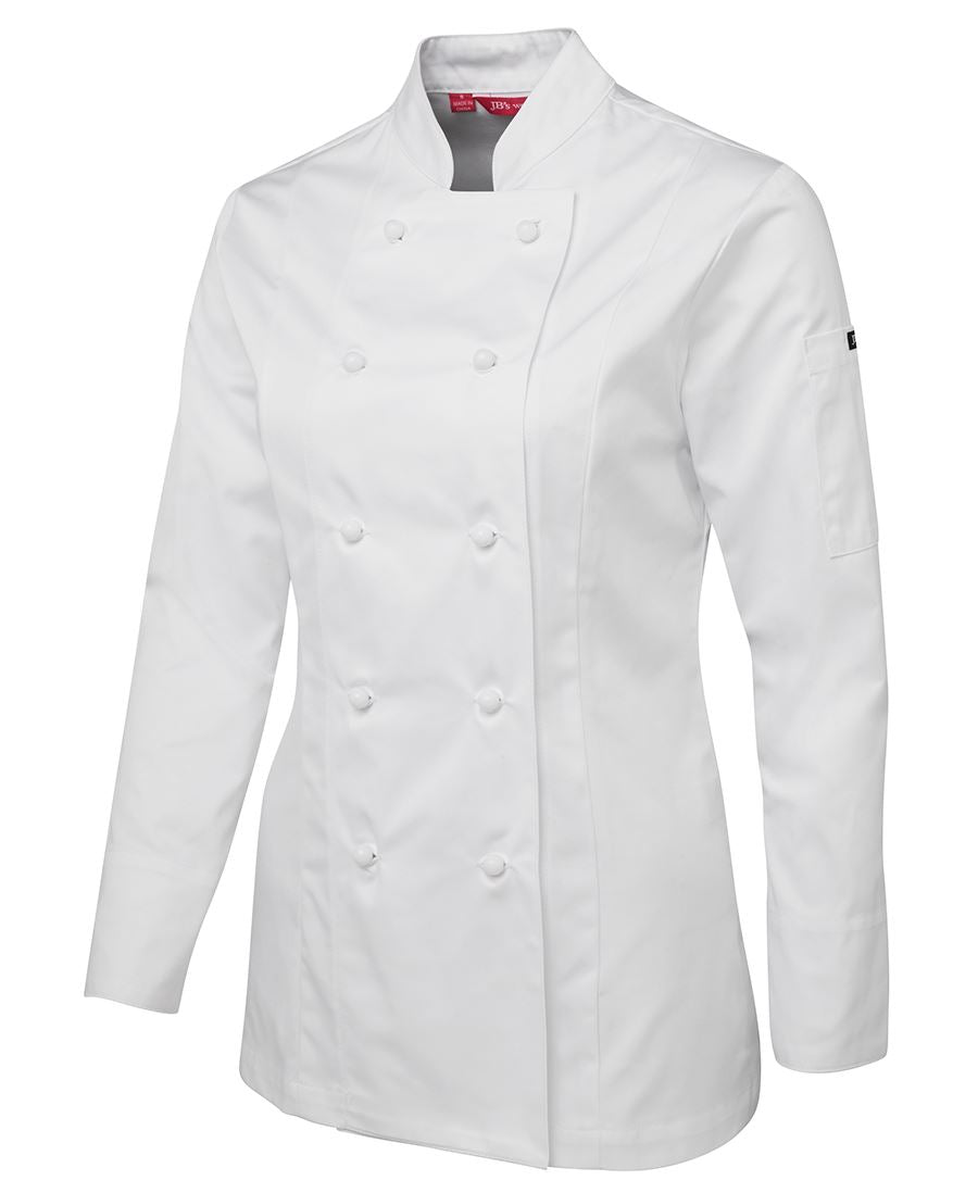 Ladies Long Sleeve Chefs Jacket