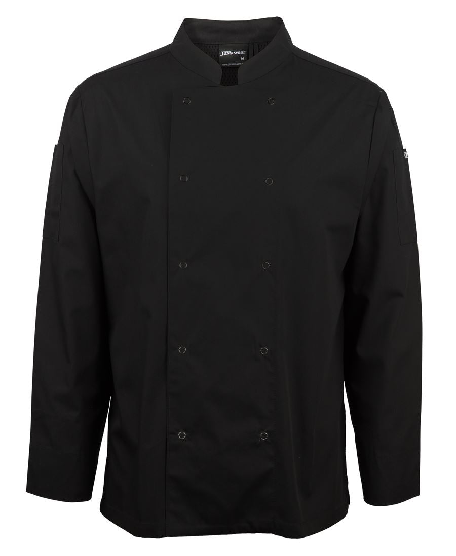 JB's Ladies L/S Snap Button Chef Jacket