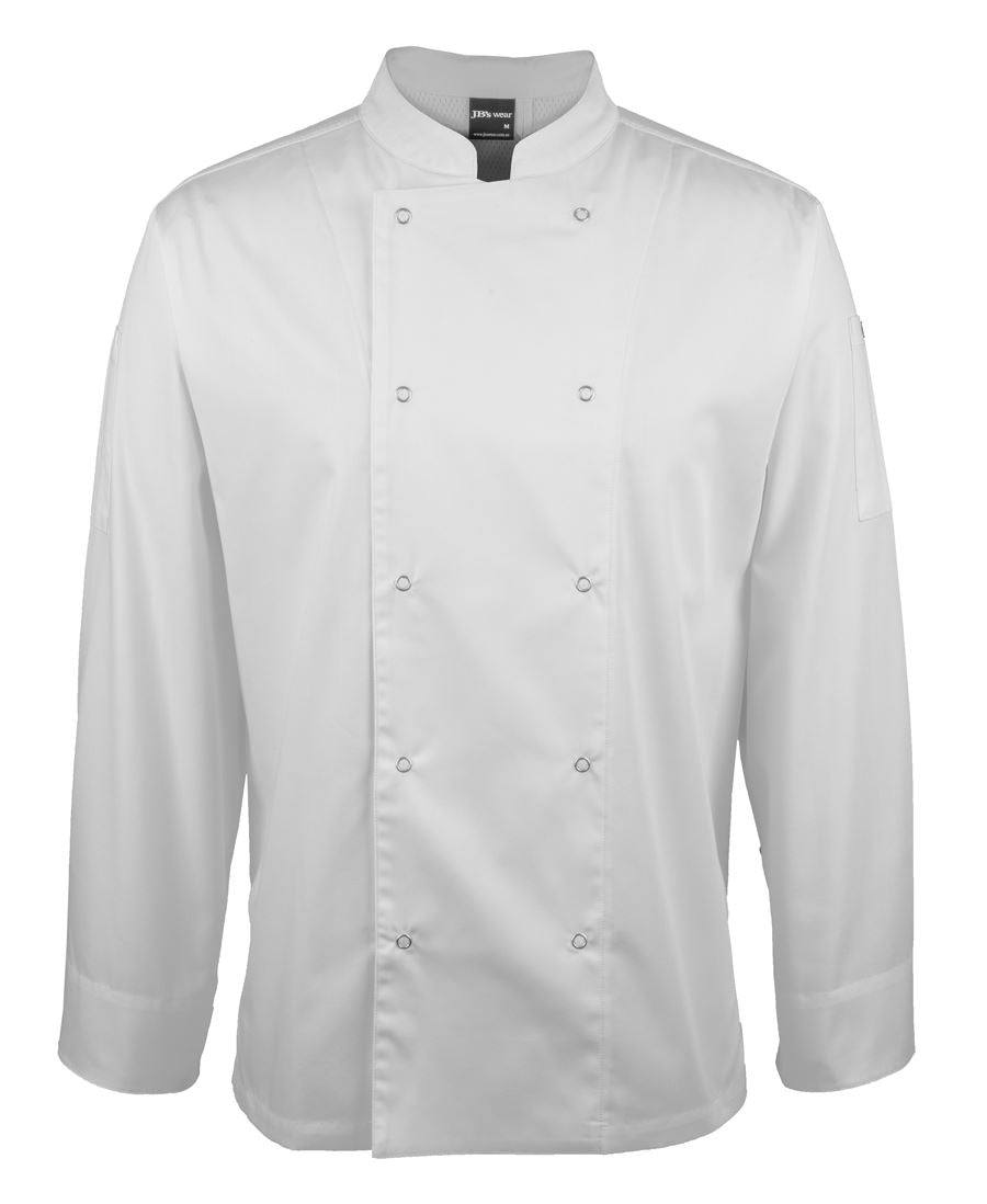 JB's Ladies L/S Snap Button Chef Jacket