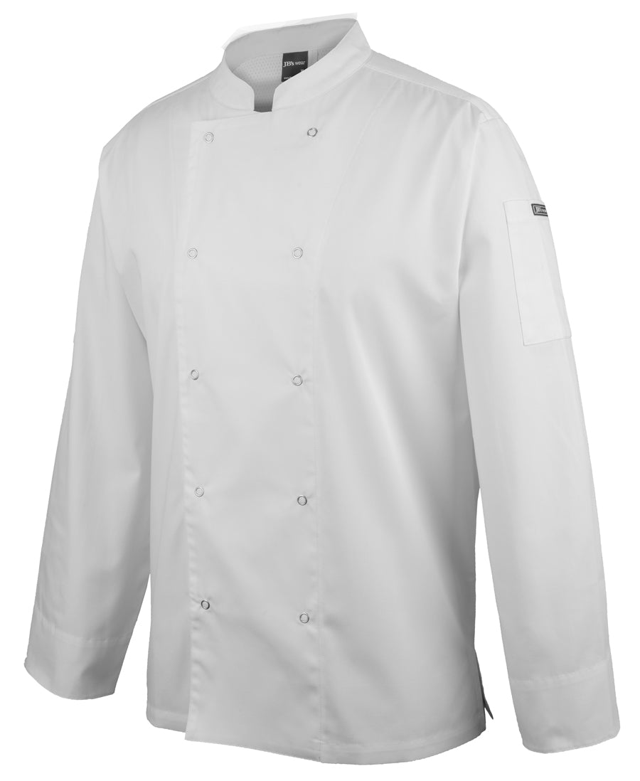 JB's Ladies L/S Snap Button Chef Jacket