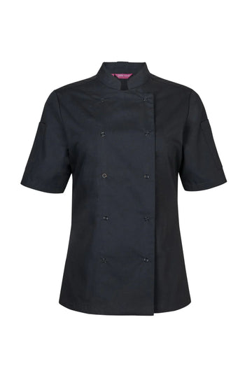 JB's Ladies S/S Snap Button Chef Jacket
