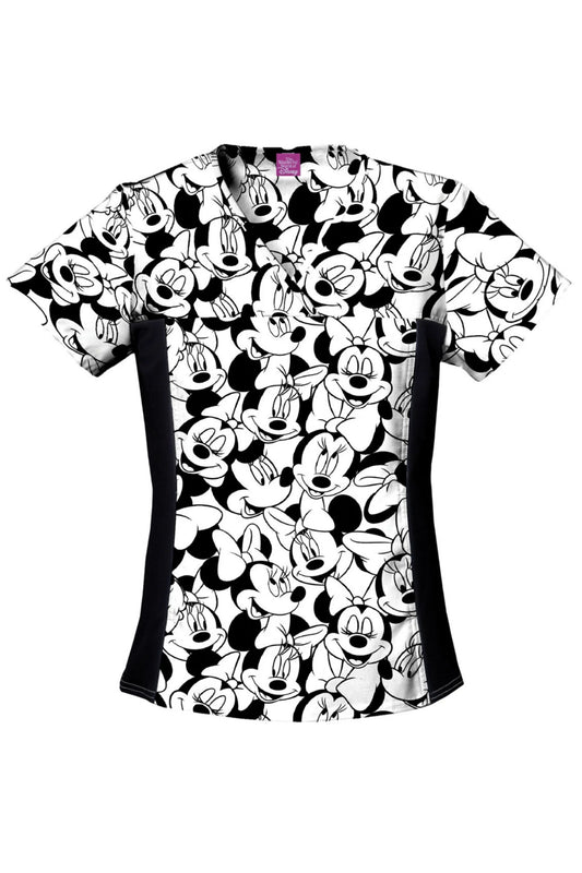 Cherokee Women's V-Neck Panel Top