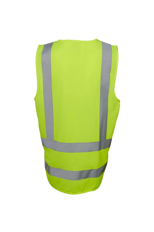 Hi Vis Zip Drop Tail H Pattern (D+N) Vest
