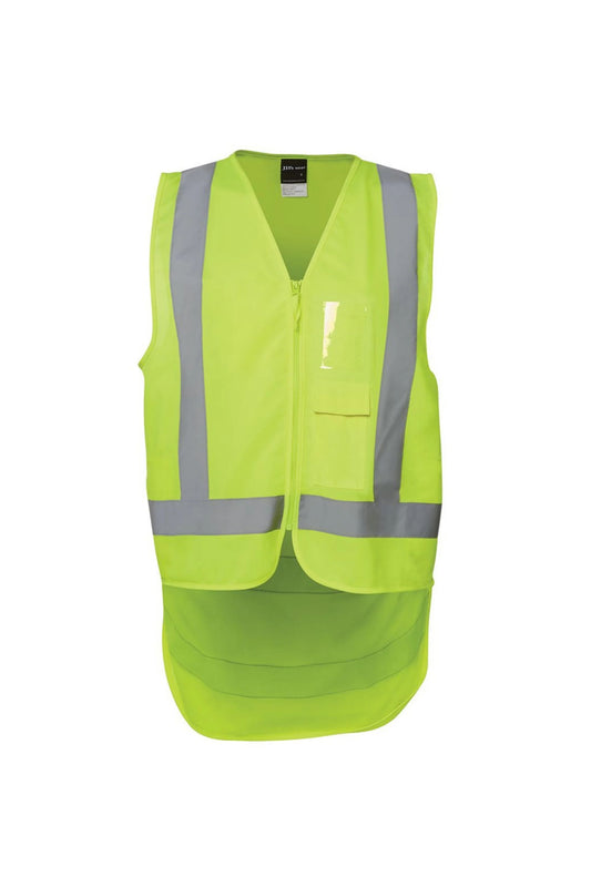 Hi Vis Zip Drop Tail H Pattern (D+N) Vest