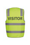 HI VIS D+N SAFETY VEST VISITOR