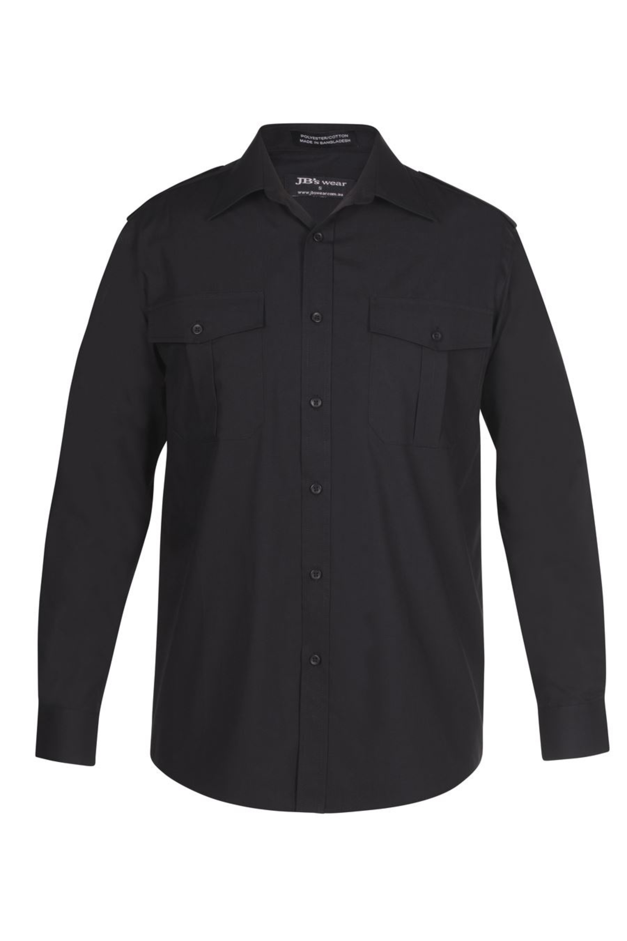 Men's Long Sleeve Epaulette Shirt