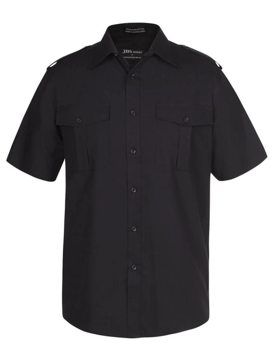 Men's Epaulette Short Sleeve Shirt