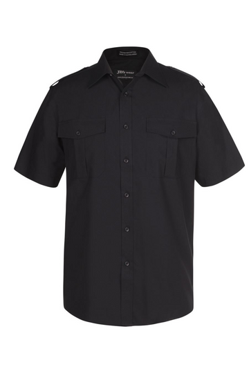 Men's Epaulette Short Sleeve Shirt