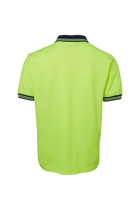 Hi Vis Cotton Back Polo SSL
