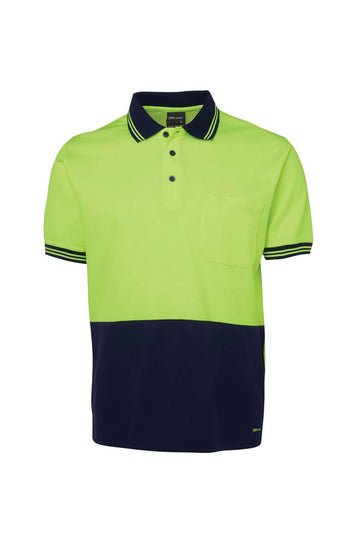 Hi Vis Cotton Back Polo SSL