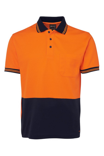 Hi Vis Cotton Back Polo SSL