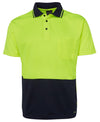 JB's Hi Vis Non Cuff Traditional Polo