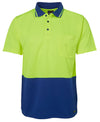 JB's Hi Vis Non Cuff Traditional Polo