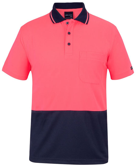 JB's Hi Vis Non Cuff Traditional Polo