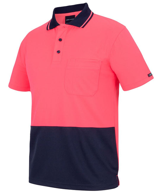 JB's Hi Vis Non Cuff Traditional Polo
